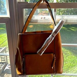 Lovely leather bag gently used